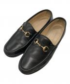GUCCIグッチ）の古着「ホースビットローファー」｜ブラック