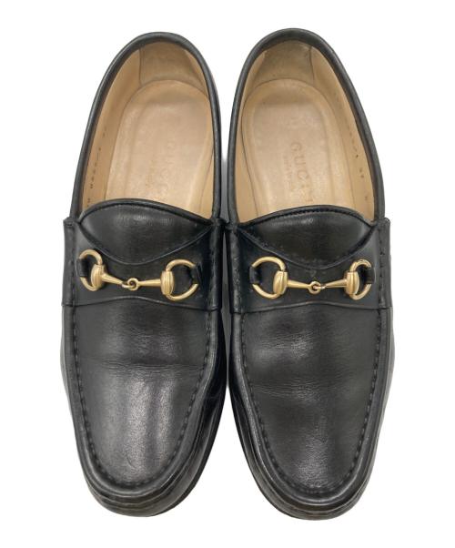 GUCCI（グッチ）GUCCI (グッチ) ホースビットローファー ブラック サイズ:37Cの古着・服飾アイテム