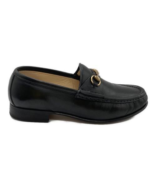 GUCCI（グッチ）GUCCI (グッチ) ホースビットローファー ブラック サイズ:37Cの古着・服飾アイテム