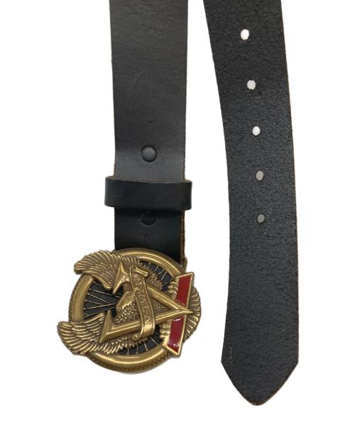 HARLEY-DAVIDSON（ハーレーダビッドソン）HARLEY-DAVIDSON (ハーレーダビッドソン) レザーベルト ブラックの古着・服飾アイテム