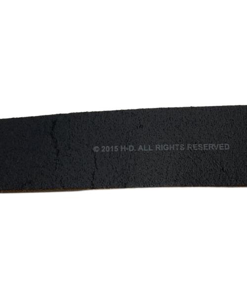 HARLEY-DAVIDSON（ハーレーダビッドソン）HARLEY-DAVIDSON (ハーレーダビッドソン) レザーベルト ブラックの古着・服飾アイテム