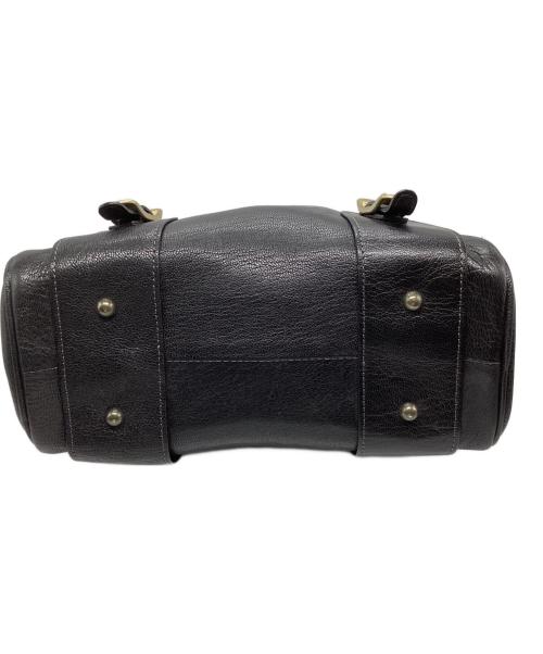 TOFF&LOADSTONE（トフアンドロードストーン）TOFF&LOADSTONE (トフアンドロードストーン) サドルゴートボストンバッグ ブラックの古着・服飾アイテム