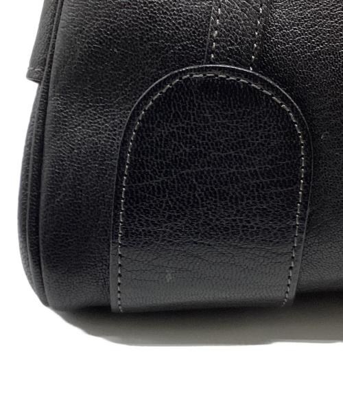 TOFF&LOADSTONE（トフアンドロードストーン）TOFF&LOADSTONE (トフアンドロードストーン) サドルゴートボストンバッグ ブラックの古着・服飾アイテム