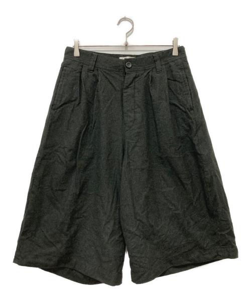 TROVE（トローヴ）TROVE (トローヴ) バギーハーフパンツ / ウール混ハーフパンツ ブラック サイズ:3の古着・服飾アイテム