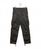 CarHarttカーハート）の古着「Camo DUCK CARGO PANT」｜グレー×カーキ
