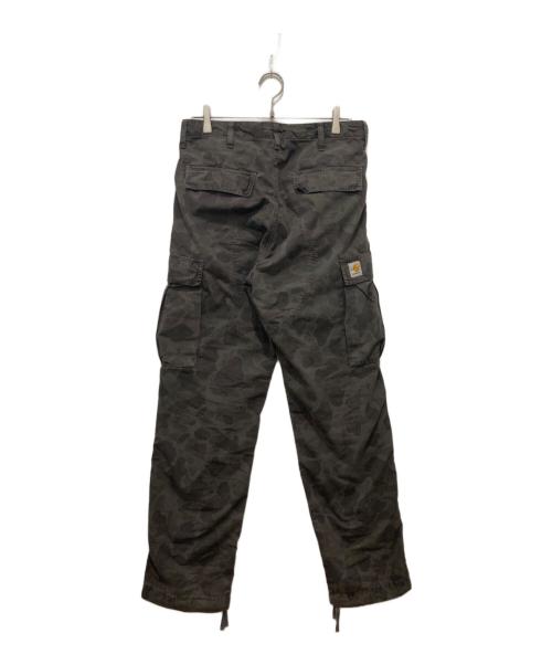 CarHartt（カーハート）CarHartt (カーハート) Camo DUCK CARGO PANT グレー×カーキ サイズ:30×32の古着・服飾アイテム