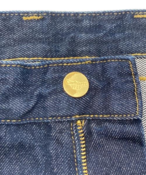 Carhartt WIP（カーハート ワークインプログレス）Carhartt WIP (カーハート ワークインプログレス) Nash Double Knee Wide Jeans / ナッシュダブルニーワイドジーンズ インディゴ サイズ:XSの古着・服飾アイテム