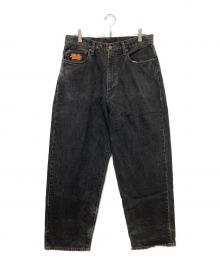FTC（エフティーシー）の古着「デニムパンツ / ワイドデニムパンツ」｜ブラック