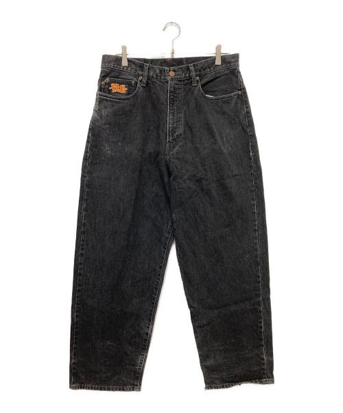 FTC（エフティーシー）FTC (エフティーシー) デニムパンツ / ワイドデニムパンツ ブラック サイズ:Mの古着・服飾アイテム