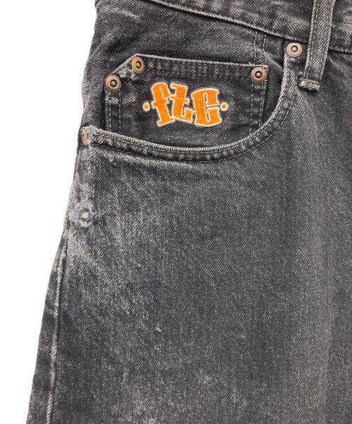 FTC（エフティーシー）FTC (エフティーシー) デニムパンツ / ワイドデニムパンツ ブラック サイズ:Mの古着・服飾アイテム