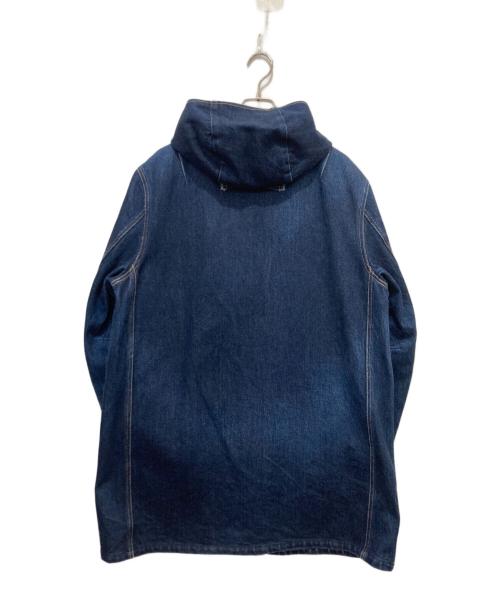BLUE BLUE（ブルーブルー）BLUE BLUE (ブルーブルー) デニムフーデットコート インディゴ サイズ:3の古着・服飾アイテム