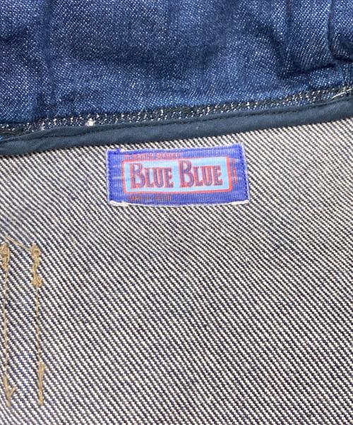 BLUE BLUE（ブルーブルー）BLUE BLUE (ブルーブルー) デニムフーデットコート インディゴ サイズ:3の古着・服飾アイテム
