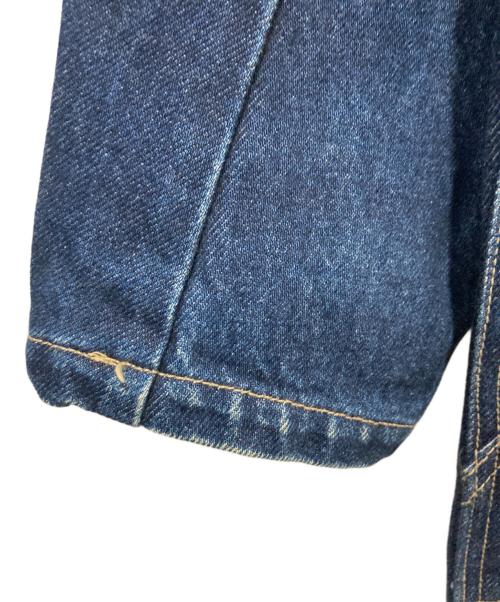 BLUE BLUE（ブルーブルー）BLUE BLUE (ブルーブルー) デニムフーデットコート インディゴ サイズ:3の古着・服飾アイテム