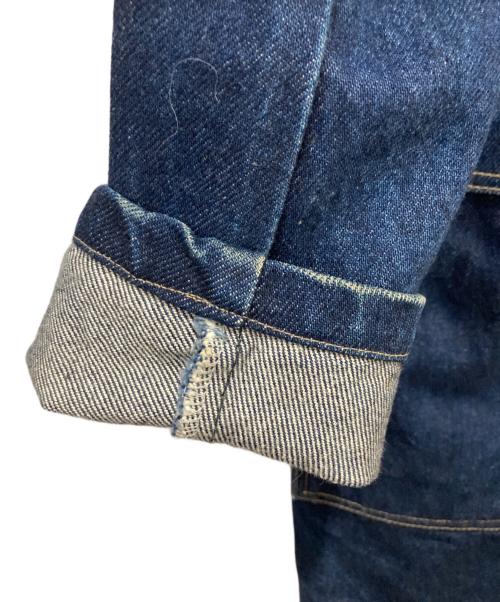 BLUE BLUE（ブルーブルー）BLUE BLUE (ブルーブルー) デニムフーデットコート インディゴ サイズ:3の古着・服飾アイテム