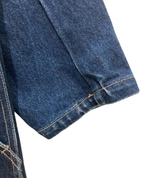 BLUE BLUE（ブルーブルー）BLUE BLUE (ブルーブルー) デニムフーデットコート インディゴ サイズ:3の古着・服飾アイテム