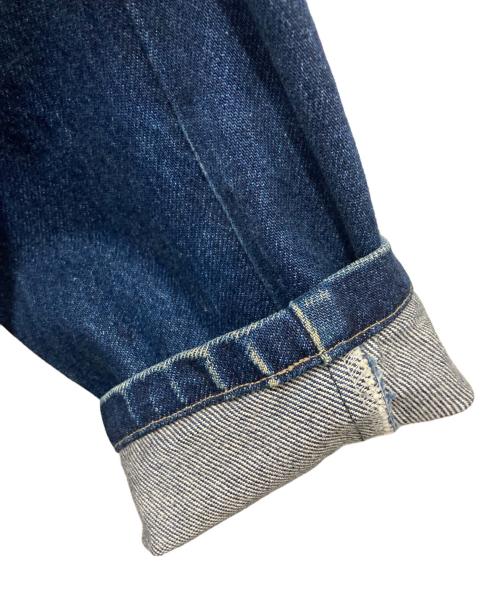 BLUE BLUE（ブルーブルー）BLUE BLUE (ブルーブルー) デニムフーデットコート インディゴ サイズ:3の古着・服飾アイテム