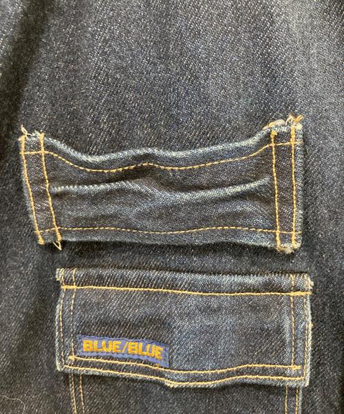 BLUE BLUE（ブルーブルー）BLUE BLUE (ブルーブルー) デニムフーデットコート インディゴ サイズ:3の古着・服飾アイテム