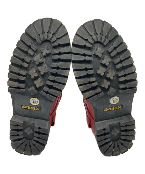 AVIREX（アヴィレックス）AVIREX (アヴィレックス) バイカーブーツ レッド サイズ:28ｃｍの古着・服飾アイテム