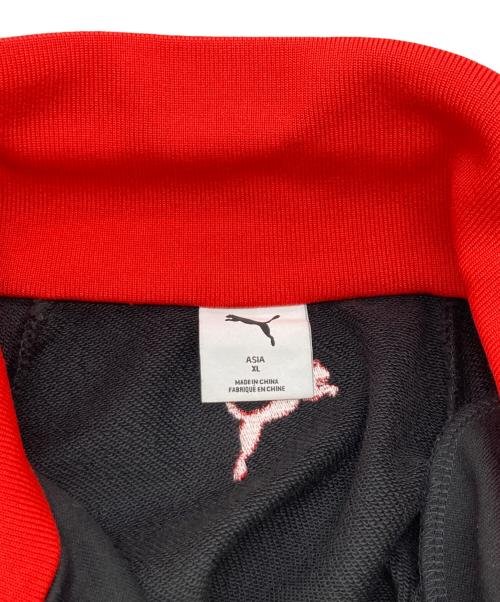 PUMA（プーマ）PUMA (プーマ) T7 Track Jacket ブラック×レッド サイズ:XLの古着・服飾アイテム