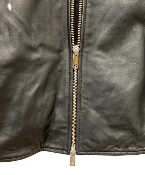 UNITED TOKYO（ユナイテッドトーキョー）UNITED TOKYO (ユナイテッドトーキョー) ラムレザーシングルライダースジャケット ブラック サイズ:3の古着・服飾アイテム