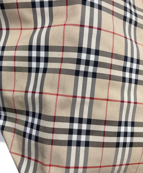 BURBERRY BLUE LABEL（バーバリー ブルー レーベル）BURBERRY BLUE LABEL (バーバリー ブルー レーベル) ノバチェックトートバッグ ベージュ×ブラックの古着・服飾アイテム