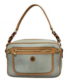 HUNTING WORLD（ハンティングワールド）の古着「ワンショルダーバッグ」｜ブルー×ブラウン