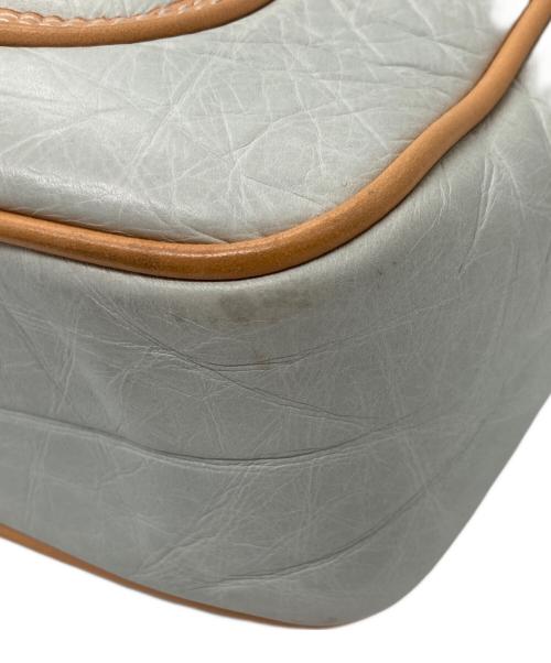 HUNTING WORLD（ハンティングワールド）HUNTING WORLD (ハンティングワールド) ワンショルダーバッグ ブルー×ブラウンの古着・服飾アイテム