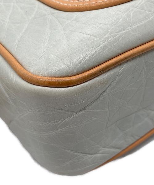 HUNTING WORLD（ハンティングワールド）HUNTING WORLD (ハンティングワールド) ワンショルダーバッグ ブルー×ブラウンの古着・服飾アイテム