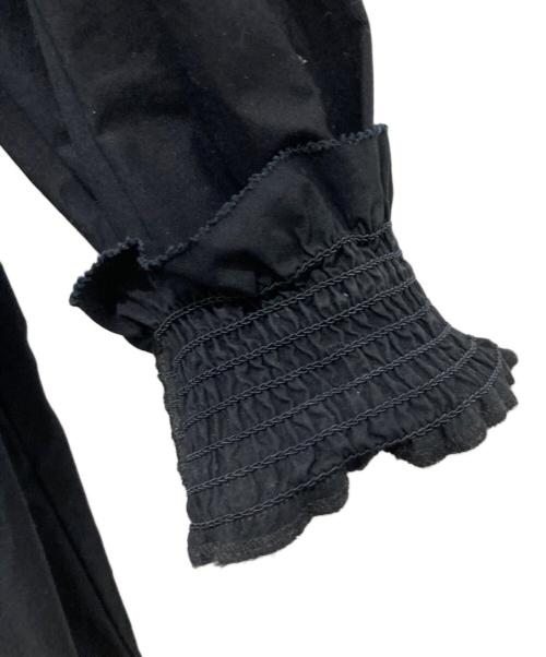 BEAMS BOY（ビームスボーイ）BEAMS BOY (ビームスボーイ) タイプライターユーロギャザーワンピース ブラック サイズ:不明の古着・服飾アイテム