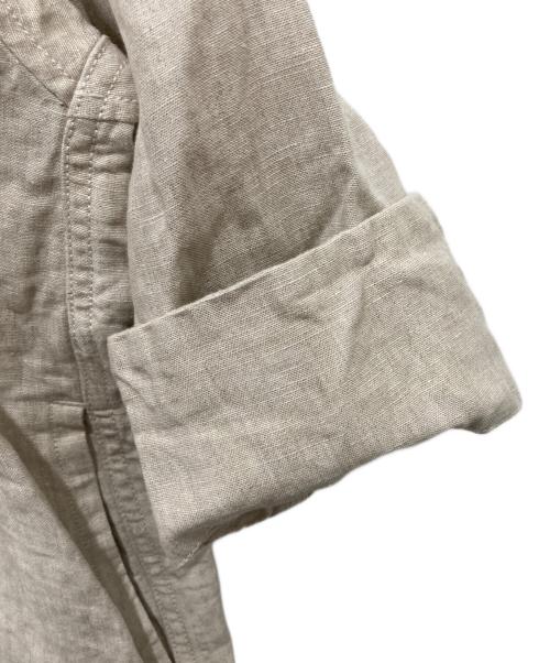 45R（フォーティファイブ・アール）45R (フォーティファイブ・アール) リネンの8ノットプルドレス / リネンワンピース ベージュ サイズ:表記無しの古着・服飾アイテム