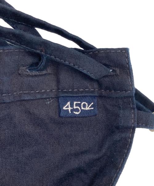 45R（フォーティファイブ・アール）45R (フォーティファイブ・アール) 薄バックサテンのティアードフリルキャミ ネイビー サイズ:Freeの古着・服飾アイテム