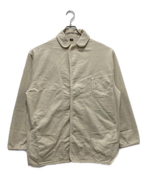 45R（フォーティファイブ・アール）45R (フォーティファイブ・アール) でこぼこ天竺の908チロリアンカーディガン ベージュ サイズ:不明の古着・服飾アイテム