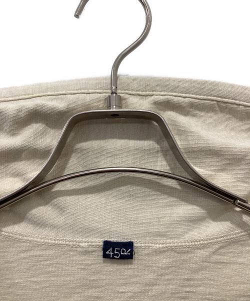 45R（フォーティファイブ・アール）45R (フォーティファイブ・アール) でこぼこ天竺の908チロリアンカーディガン ベージュ サイズ:不明の古着・服飾アイテム