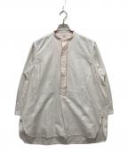 45Rフォーティファイブ・アール）の古着「スーピマオックスの908パジャマシャツ」｜ホワイト×オレンジ