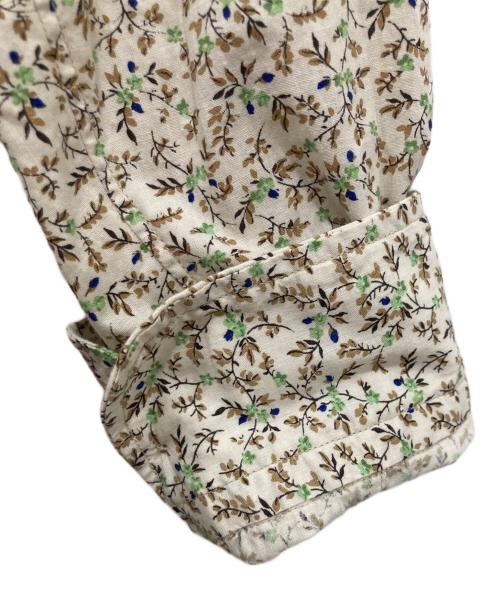 45R（フォーティファイブ・アール）45R (フォーティファイブ・アール) ツタフラワープリントの908ローファーシャツ ベージュ×グリーン サイズ:2の古着・服飾アイテム