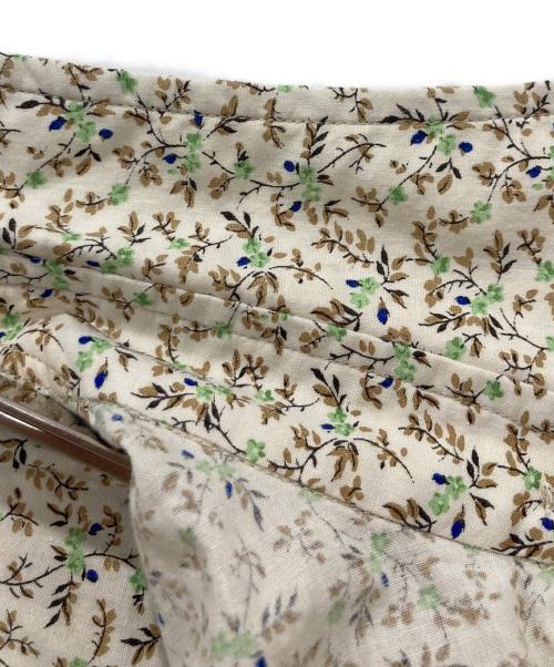 45R（フォーティファイブ・アール）45R (フォーティファイブ・アール) ツタフラワープリントの908ローファーシャツ ベージュ×グリーン サイズ:2の古着・服飾アイテム