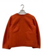 45Rフォーティファイブ・アール）の古着「イングランドフラノのパフブラウス」｜オレンジ