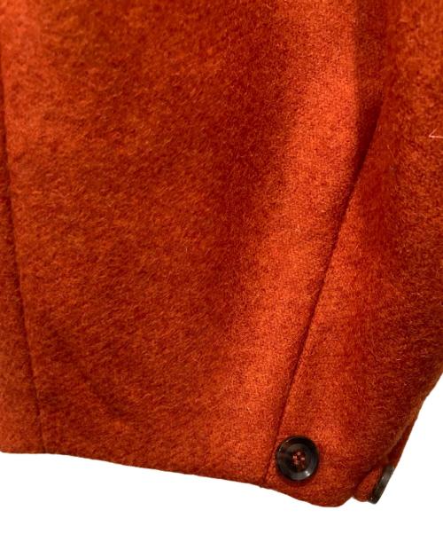 45R（フォーティファイブ・アール）45R (フォーティファイブ・アール) イングランドフラノのパフブラウス オレンジ サイズ:2の古着・服飾アイテム