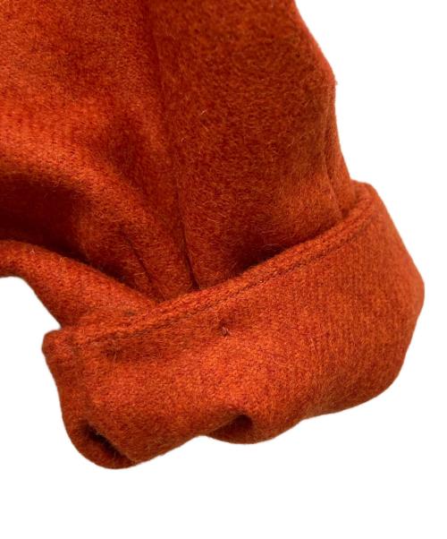 45R（フォーティファイブ・アール）45R (フォーティファイブ・アール) イングランドフラノのパフブラウス オレンジ サイズ:2の古着・服飾アイテム