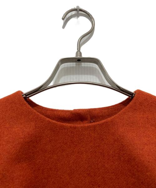 45R（フォーティファイブ・アール）45R (フォーティファイブ・アール) イングランドフラノのパフブラウス オレンジ サイズ:2の古着・服飾アイテム