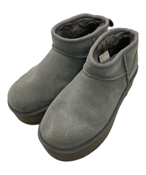 UGG（アグ）UGG (アグ) Classic Ultra Mini Platform グレー サイズ:24cmの古着・服飾アイテム