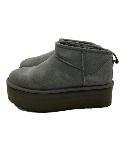 UGG（アグ）UGG (アグ) Classic Ultra Mini Platform グレー サイズ:24cmの古着・服飾アイテム