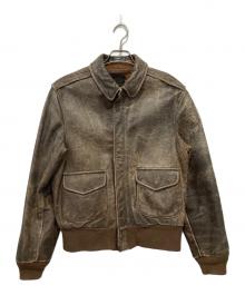 AVIREX（アヴィレックス）の古着「TYPE A-2 レザージャケット」｜ブラウン