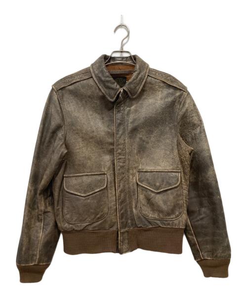 AVIREX（アヴィレックス）AVIREX (アヴィレックス) TYPE A-2 レザージャケット ブラウン サイズ:Mの古着・服飾アイテム