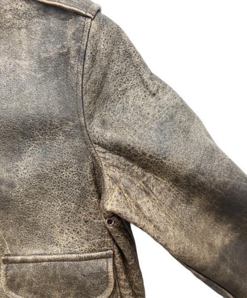 AVIREX（アヴィレックス）AVIREX (アヴィレックス) TYPE A-2 レザージャケット ブラウン サイズ:Mの古着・服飾アイテム