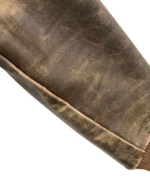 AVIREX（アヴィレックス）AVIREX (アヴィレックス) TYPE A-2 レザージャケット ブラウン サイズ:Mの古着・服飾アイテム