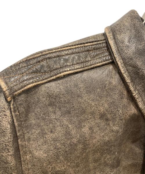 AVIREX（アヴィレックス）AVIREX (アヴィレックス) TYPE A-2 レザージャケット ブラウン サイズ:Mの古着・服飾アイテム