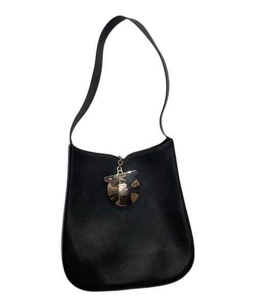 Salvatore Ferragamo（サルヴァトーレ フェラガモ）Salvatore Ferragamo (サルヴァトーレ フェラガモ) ガンチーニワンショルダーバッグ ブラックの古着・服飾アイテム