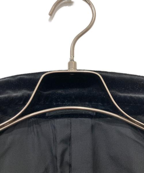 Yves Saint Laurent（イヴサンローラン）Yves Saint Laurent (イヴサンローラン) ダブルブレストベロアジャケット ブラック サイズ:-の古着・服飾アイテム