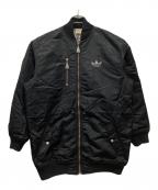 adidasアディダス）の古着「MA-1型ミリタリーコート」｜ブラック